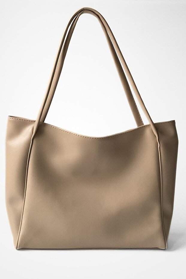 Nou Çift Saplı Shopper Çanta - 1