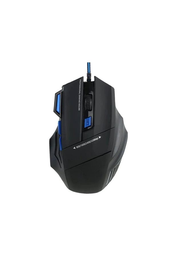 3200dpi Usb Kablolu Kırmızı Siyah Gaming Optik Mouse Pad Hediyeli - 2
