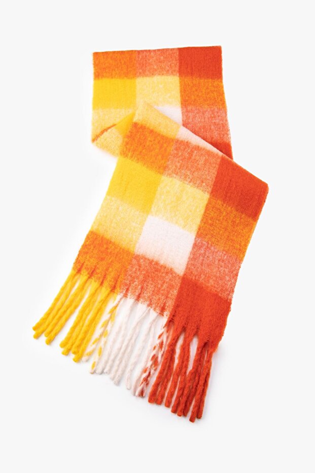 Women's Orange Shawl