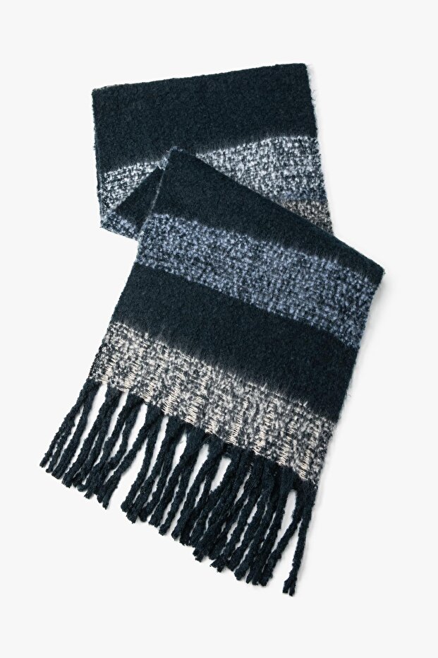 Women's Navy Blue Shawl