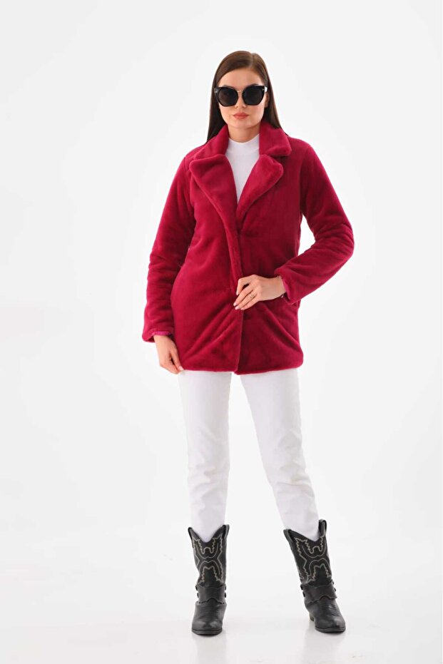 Jachetă cu guler - 7