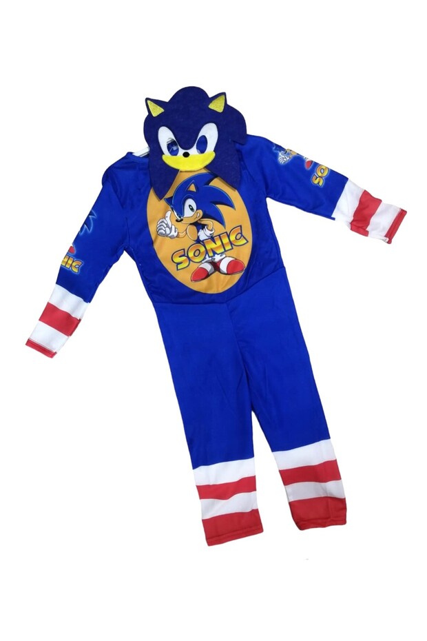 Çocuk Sonic Kostüm - 1