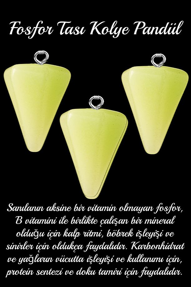 Sertifikalı Fosfor Taşı Pandül - Sarkaç - 3