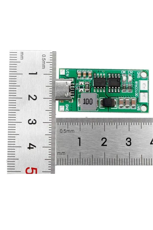 2S 2A BMS 16.8V Type C Lityum Pil Sarj Modülü 18650 Li-Ion Batarya Step-Up Boost - 4