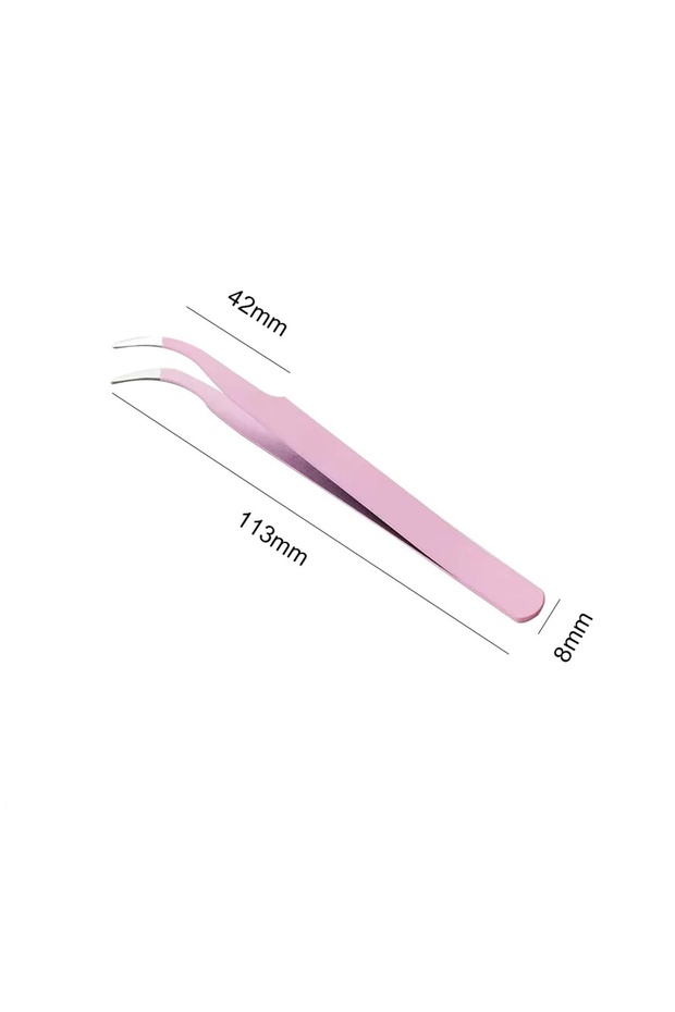 İpek Kirpik Cımbızı Metal İnce Uçlu Hassas İpek Kirpik Cımbızı Takma Kirpik XLC503 - 6