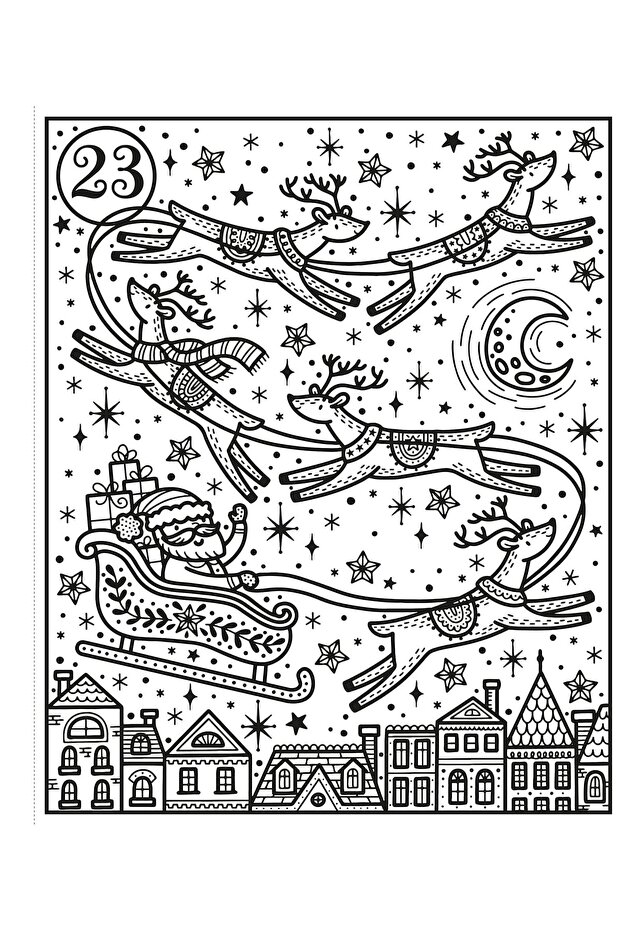 Magic Painting Countdown to Christmas - 3