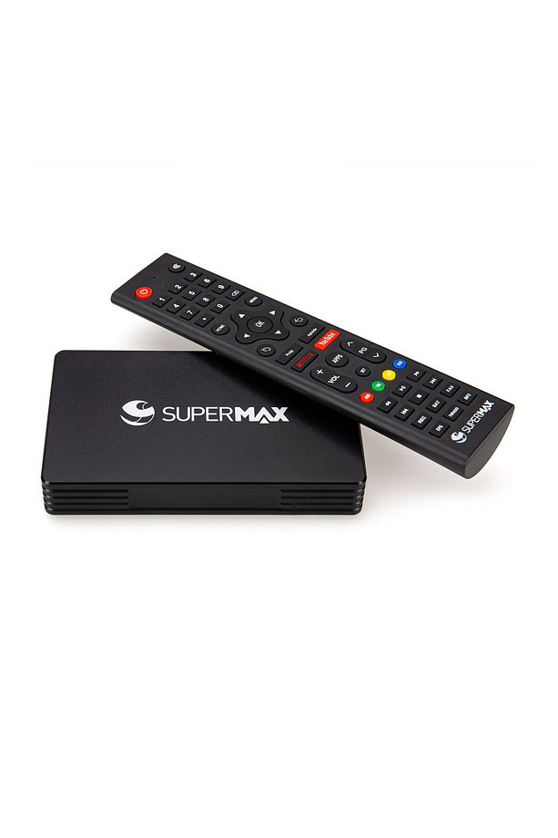 Supermax Promax X5 Hybrid (Uydu Alıcı + Android Tv Box) ARM Cortex-A55 Işlemci 16GB Bellek 2GB Ram - 4