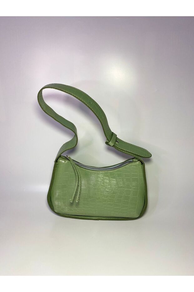 Baguette Bag - Crocodile Pattern - 1