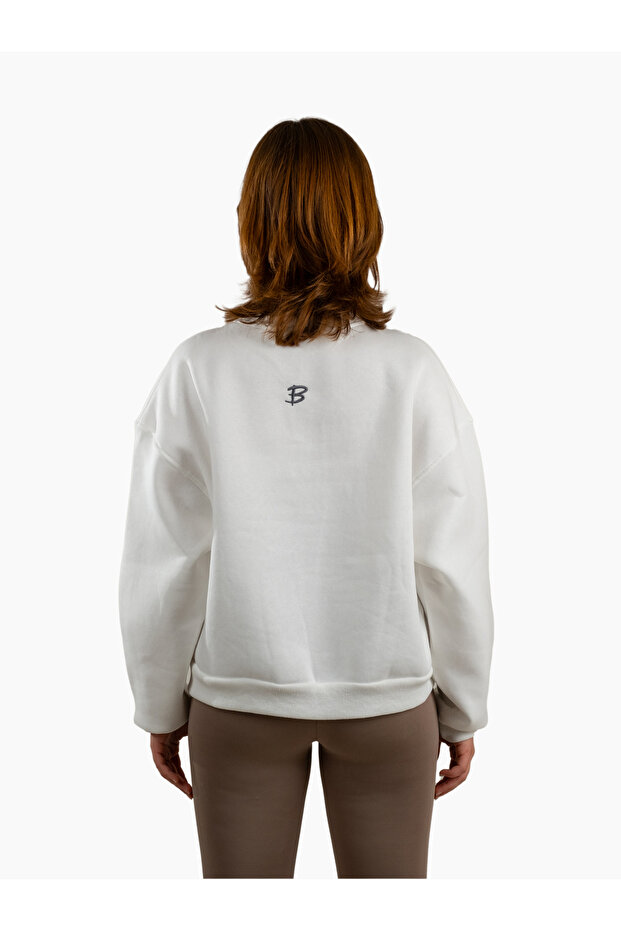 Oversize Kadın Sweatshirt - 2