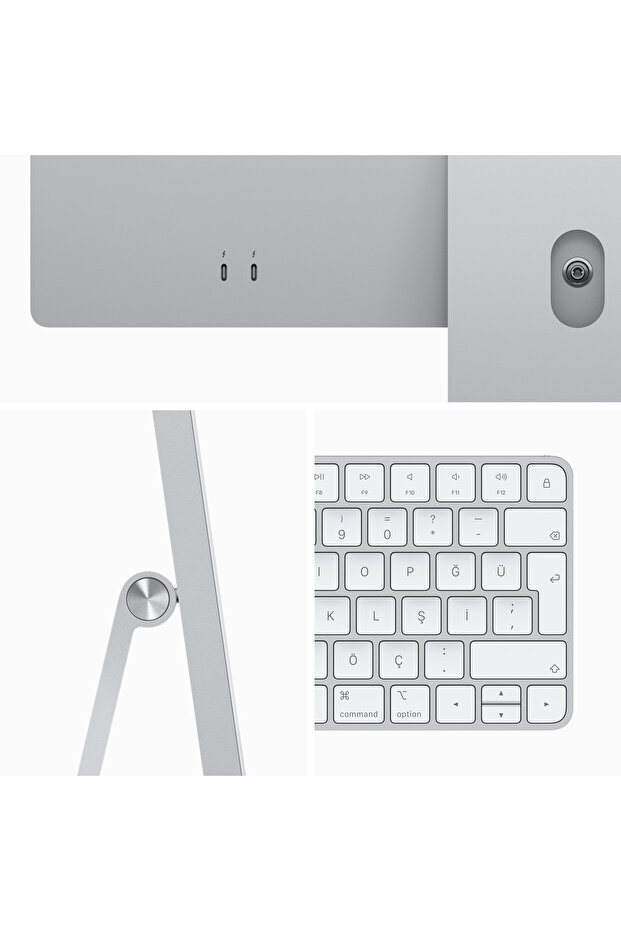 IMAC 24" M3 10C GPU Gümüş 512GB MQRK3TU/A - 3