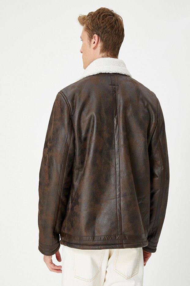 Men's Brown Jacket - 4