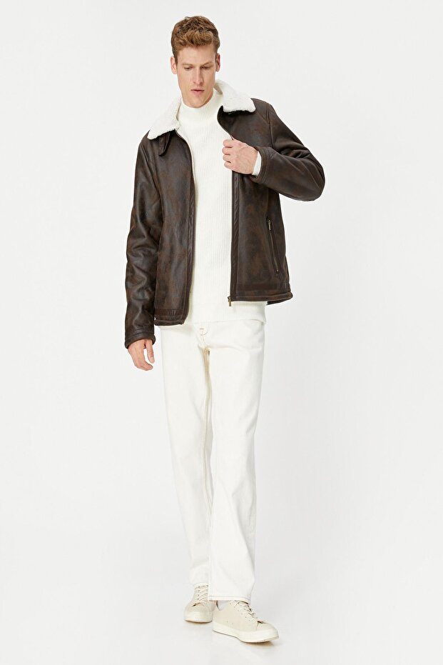 Men's Brown Jacket - 1