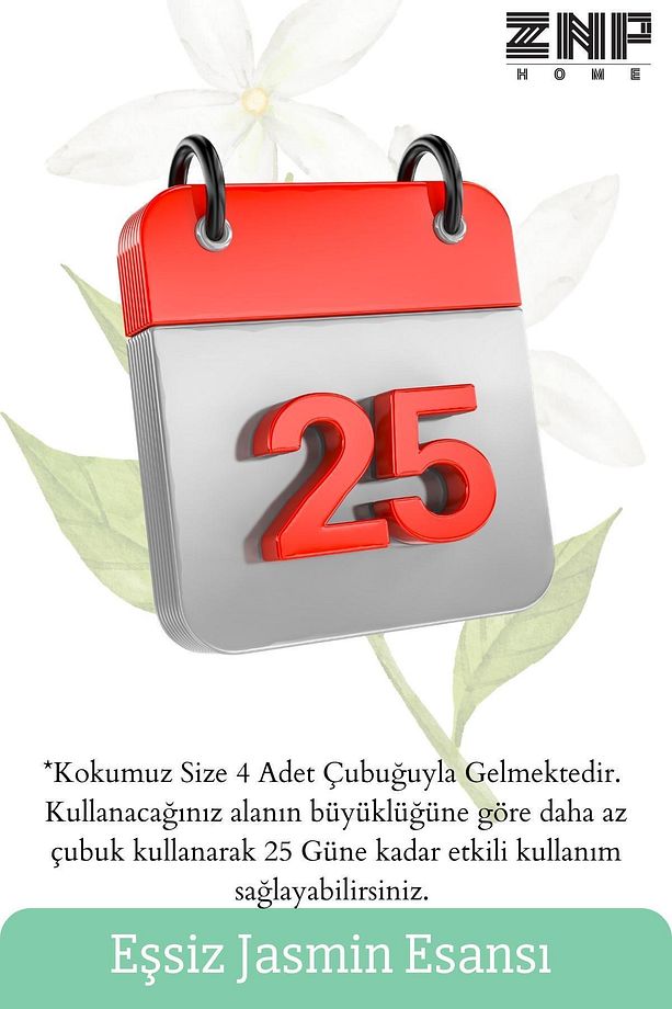 Yasemin | Çubuklu Oda Kokusu Esansiyel Uçucu Diffuser Jasmin Touch 50ml - 2