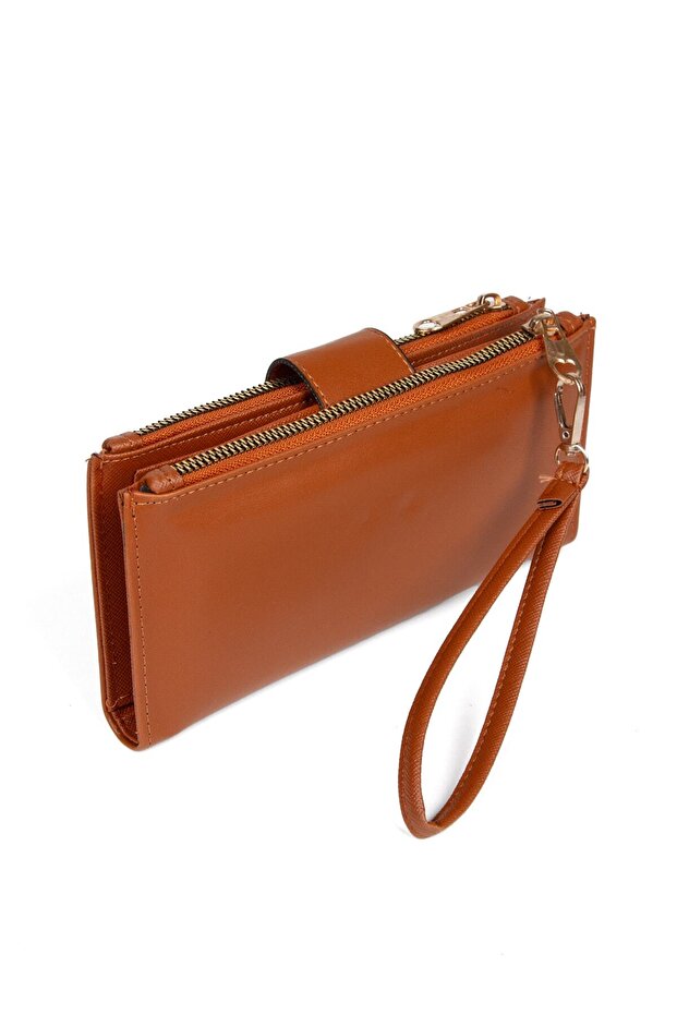 Női Venesia telefonpapír érmetartó kártyatartó pénztárca zárható csuklópánttal, portfóliós pénztárca - 7