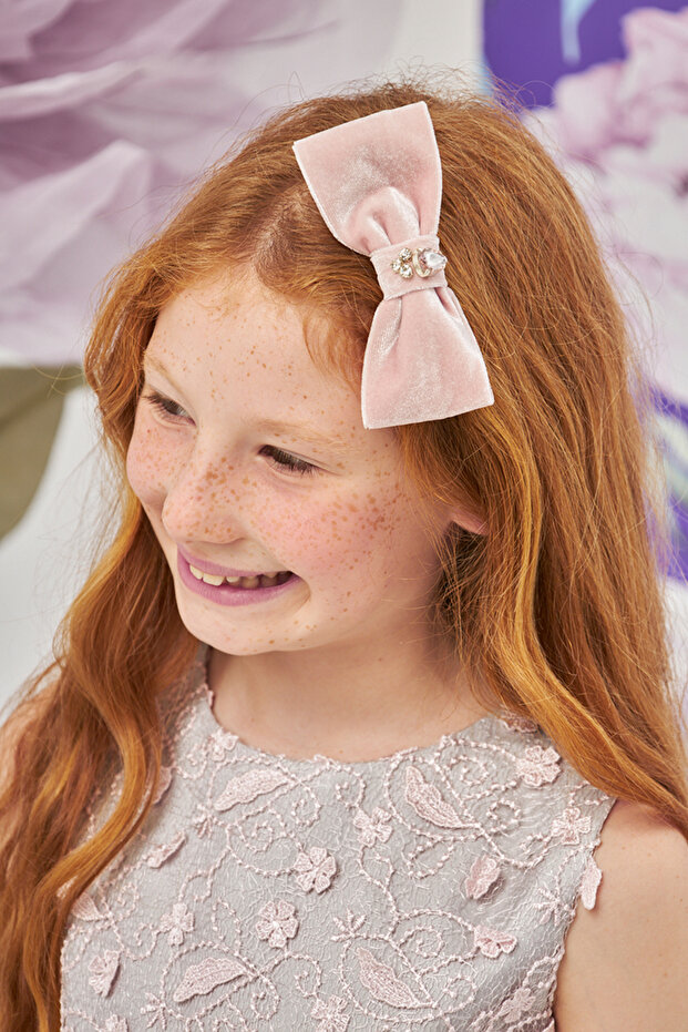 VELVET BOWKNOT GIRL'S Hair Clip