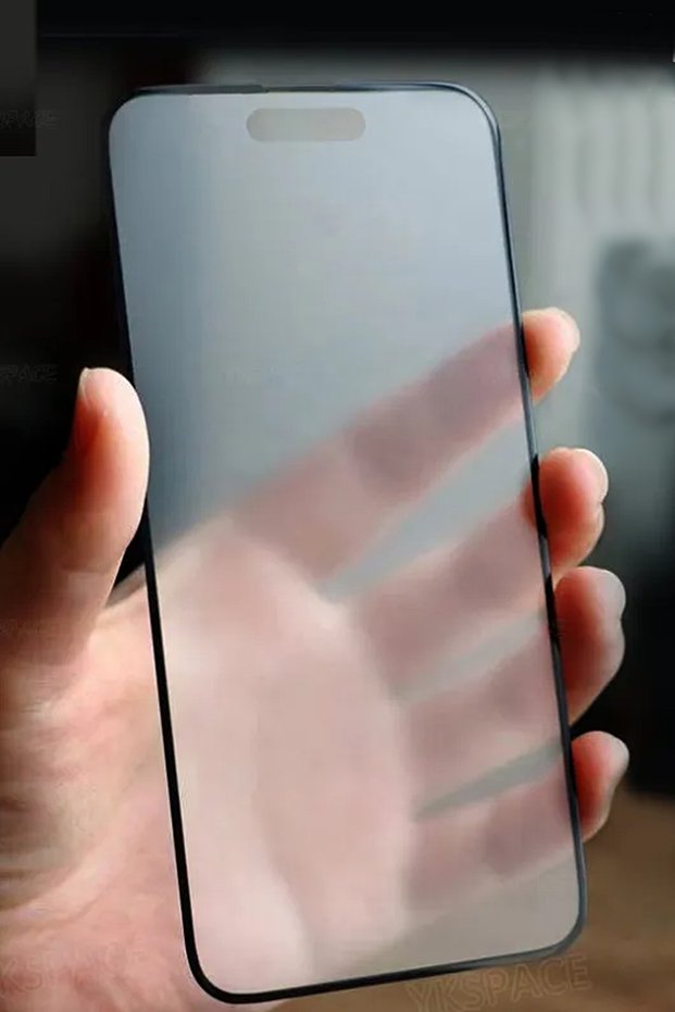 واقي شاشة سيراميك مطفي لهاتف iPhone 15 Pro