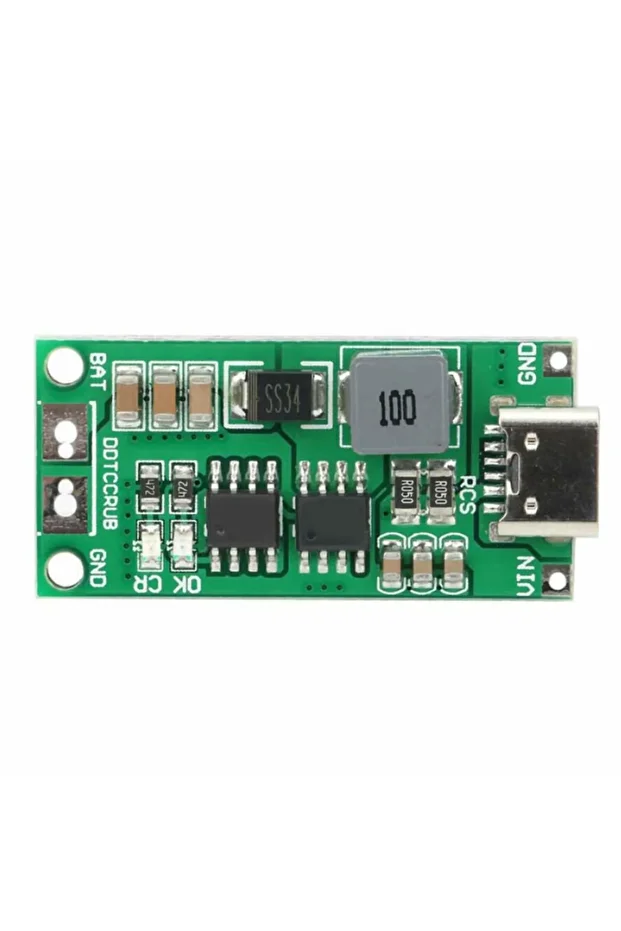 2S 2A BMS 16.8V Type C Lityum Pil Sarj Modülü 18650 Li-Ion Batarya Step-Up Boost - 3