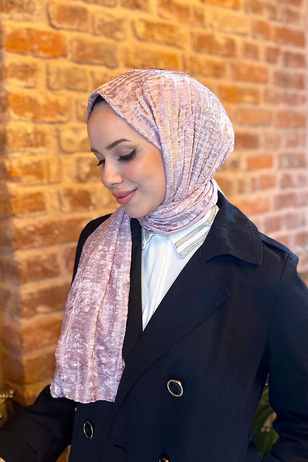 Trend Örme Şal 2 - 10 - Lila - 2