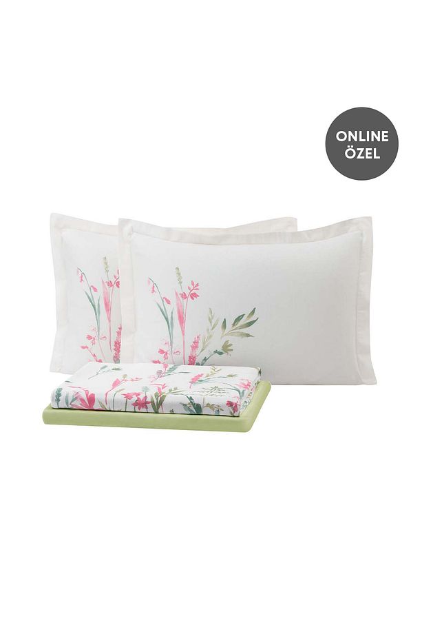Hana Tek Kişilik Pike Takımı - Pembe - 4