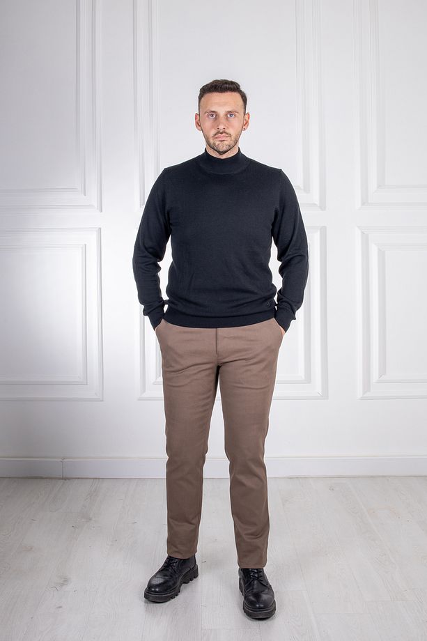 İnterview Sarar Dorlion Regular Fit Kahve Koton Pantolon - 1