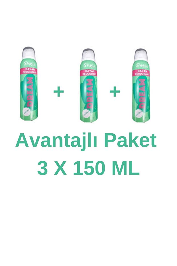 - Deodorant Dream 3*150 ml Parfümlü Berg - 1