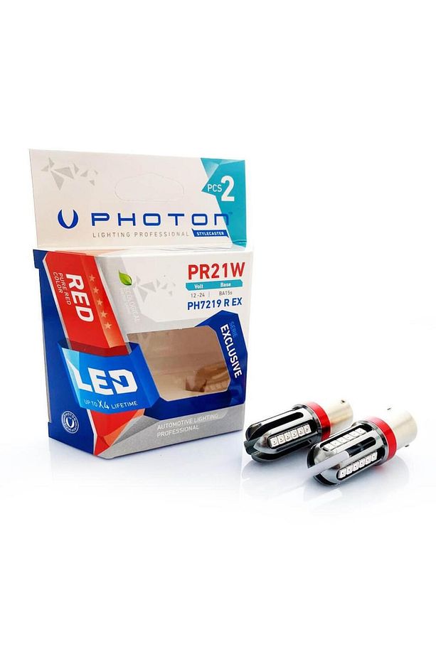 P21W Tek Duy Led Red (Kırmızı) Exclusive Serisi PH7219 R EX - 1