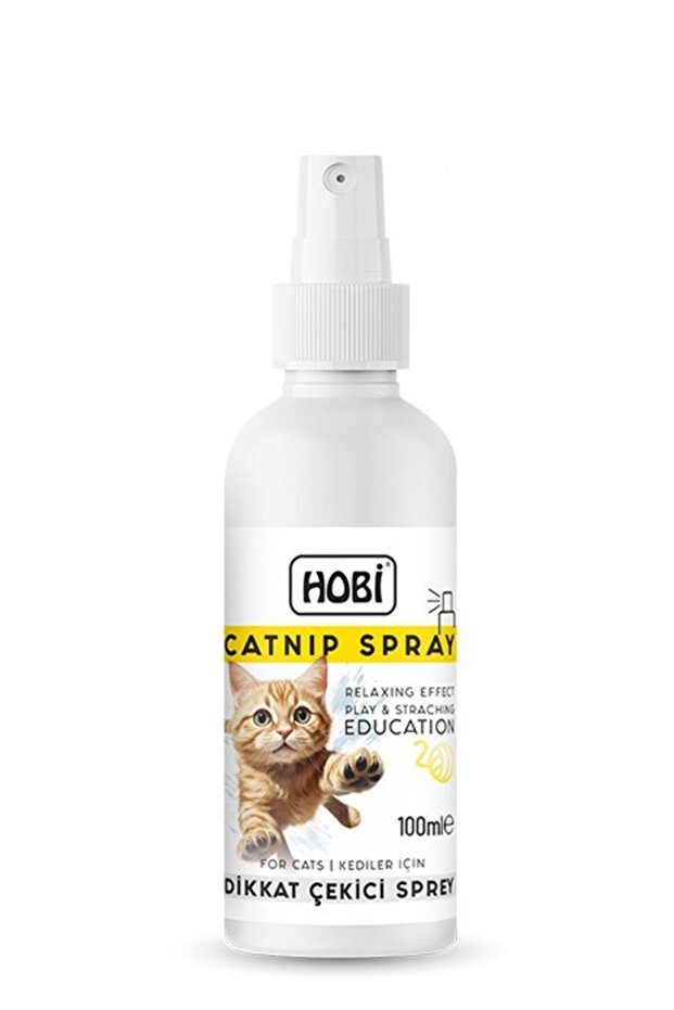Hobi Catnip Spray Kediler İçin Dikkat Çekici Sprey 100ml - 1