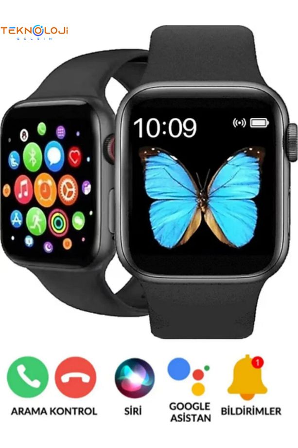 Smart Watch Akıllı Saat Türkçe Menü Arama ve Mesaj Gösterme Ios ve Android Uyumlu Spor Sağlık Mod - 2