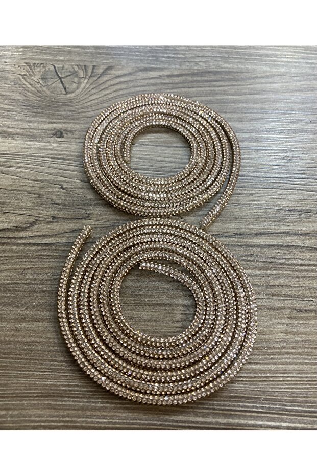 أربطة أحذية من حجر الكريستال - 3