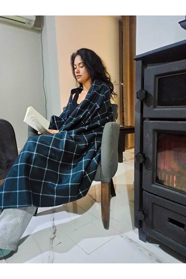Polar TV Blanket, Single Blanket, Checkered Blanket