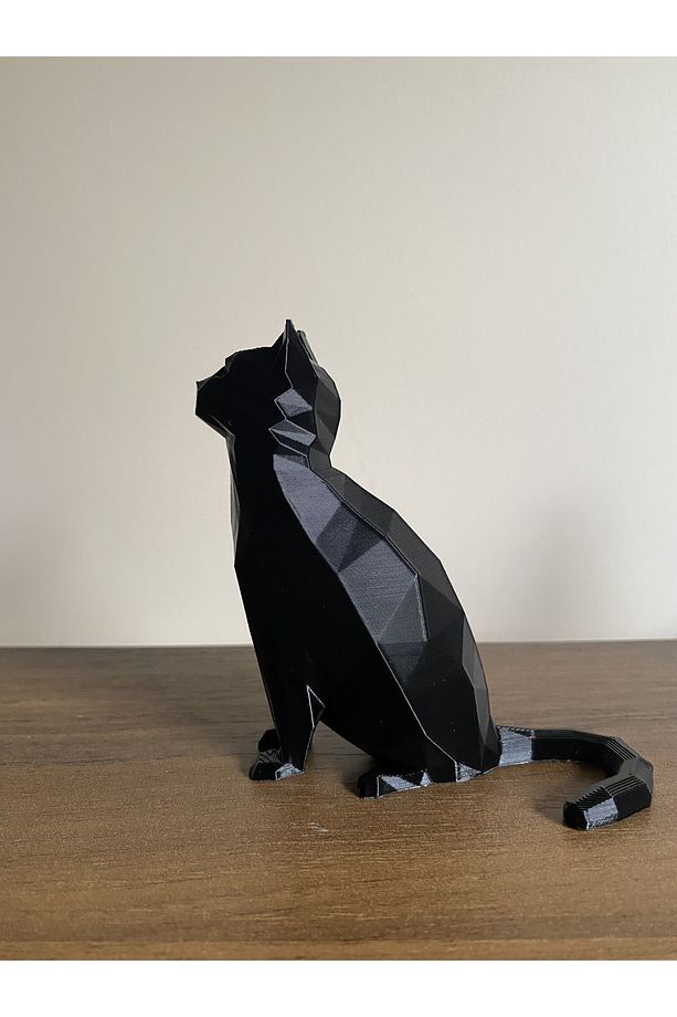 MASAÜSTÜ BİBLO KEDİ TATLI SÜS AKSESUAR DEKOR - 4