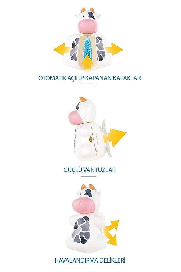 Baby Neon 0-3 Yaş Diş Fırçası Pembe Ve Flipper Hijyenik Saklama Kabı Seti - Inek - 5