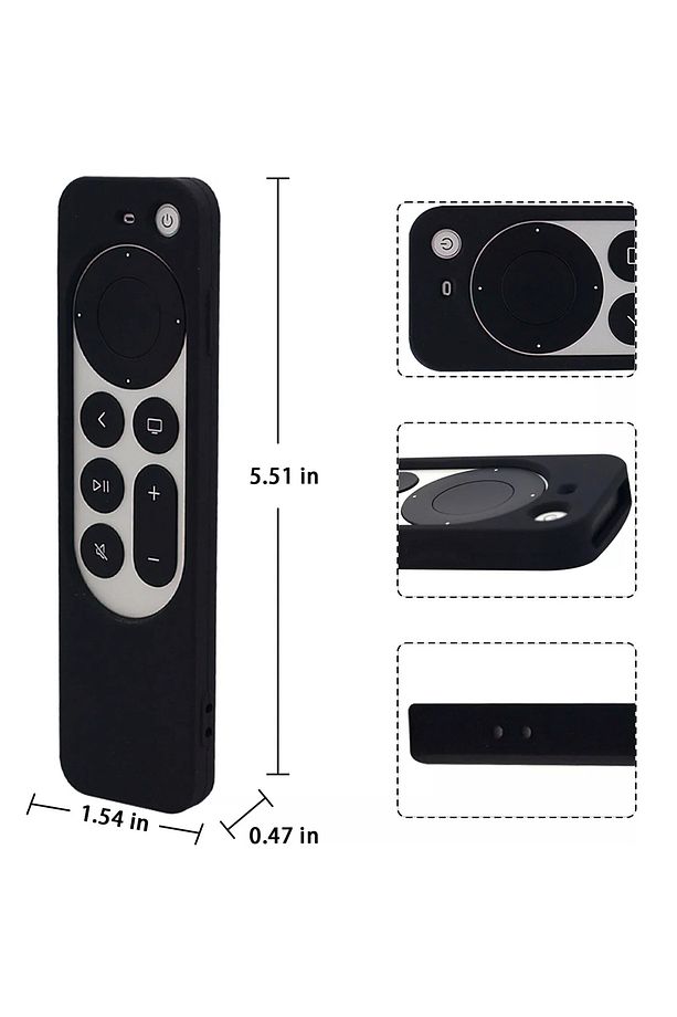 Apple TV 4k 2021 ile Uyumlu Kılıf Silikon Koruma Kumanda Koruma Kılıfı Tam Uyumlu - 2