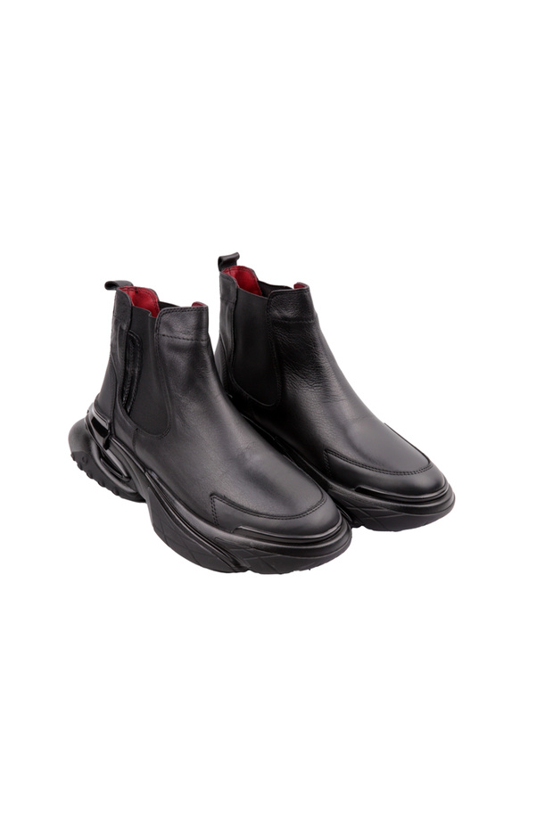 18476 SİYAH DERİ BOT - 3