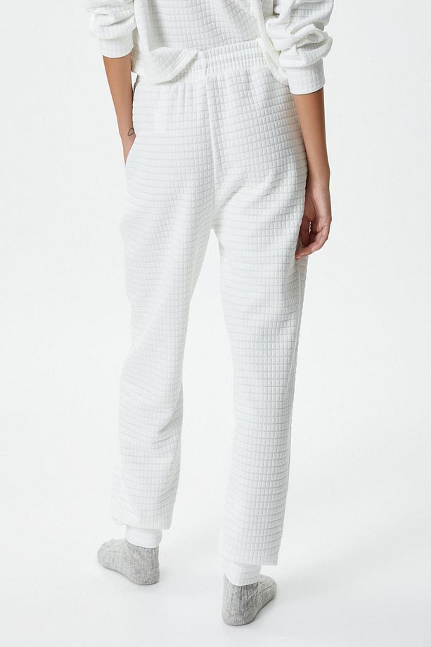 Kadın Beyaz Pijama Altı - 4