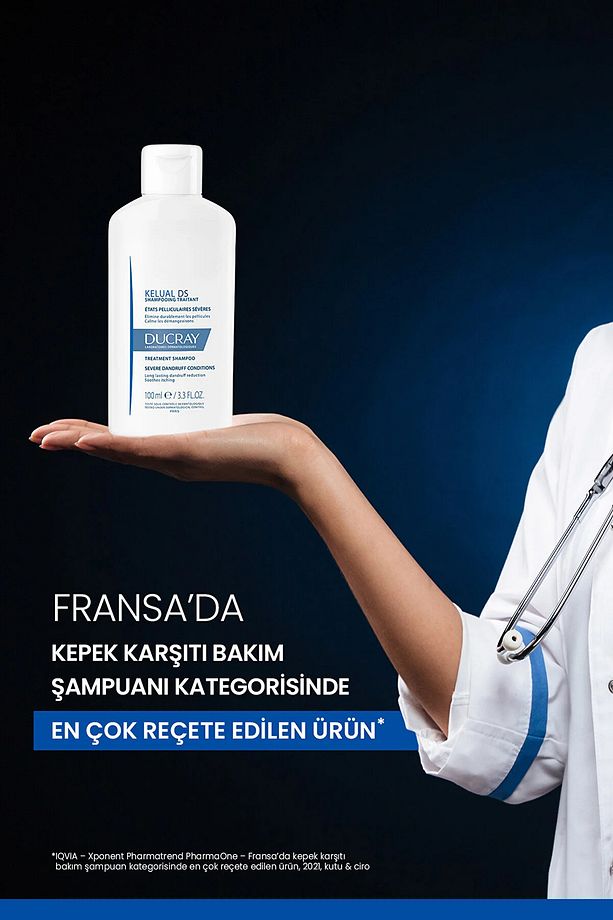 KELUAL DS İnatçı ve Şiddetli Kepek Karşıtı Şampuan 100 ML x 2 Avantajlı Paket - 5