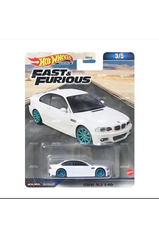 Mattel Premium Fast and Furious BMW M3 E46 Hızlı ve Öfkeli Oyuncak Araba Tekli - 1