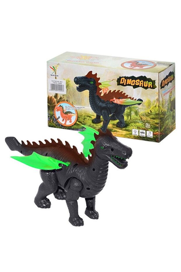 Sesli Işıklı Pilli Dinazor - Kanatlı Ejderha - 2