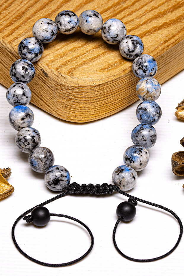 Certified Aaa Quality Sodalite Stone Bracelet - Macrame