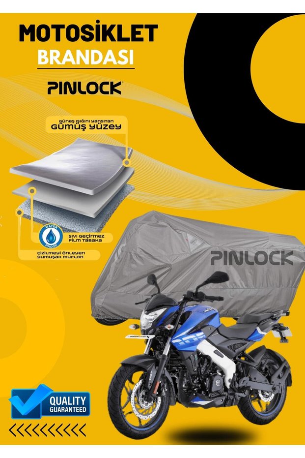 BAJAJ NS 200 Waterproof Durable Motorcycle Tarpaulin With MIFLON THICK PREMIUM FABRIC CLIP