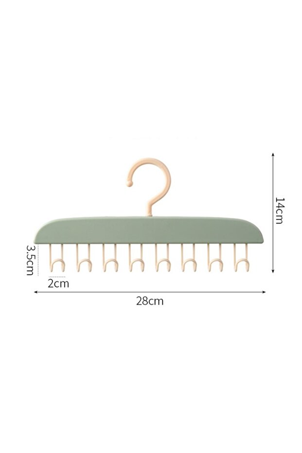 Multi-Purpose Adhesive Hanger with 8 Hooks - 4