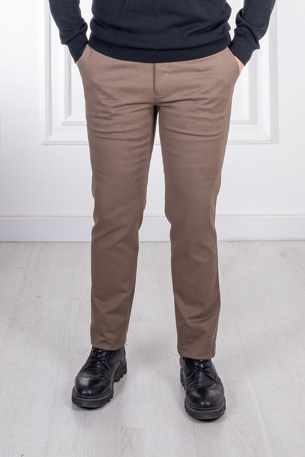 İnterview Sarar Dorlion Regular Fit Kahve Koton Pantolon - 4