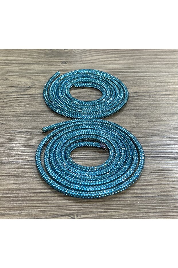 أربطة أحذية من حجر الكريستال - 3