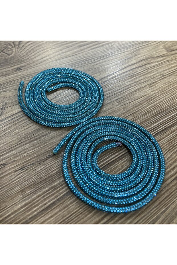 أربطة أحذية من حجر الكريستال - 2