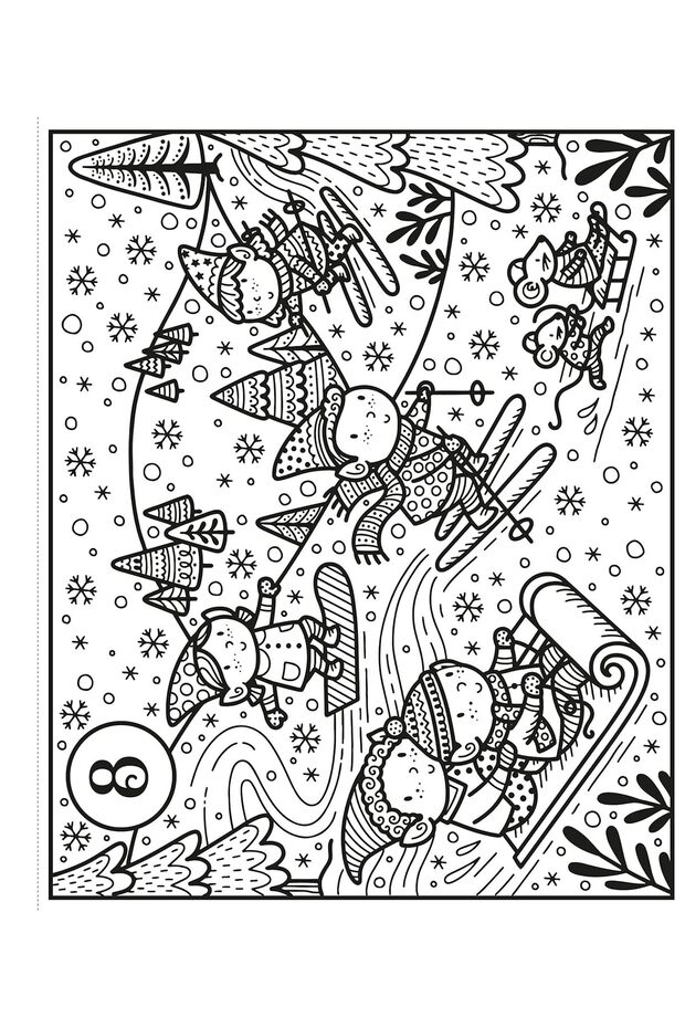 Magic Painting Countdown to Christmas - 2