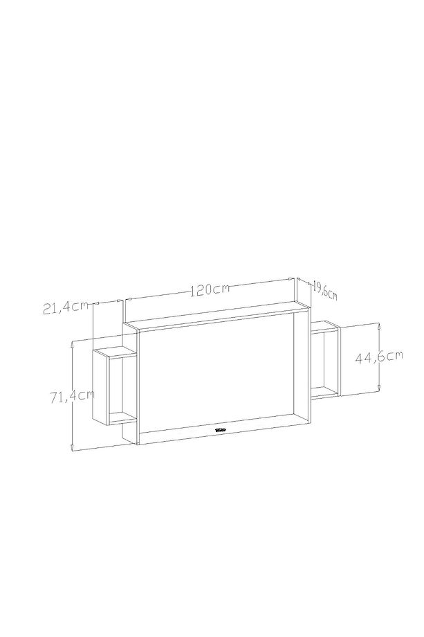 Sare Tv Ünitesi Duvara Monte 120 cm - 4