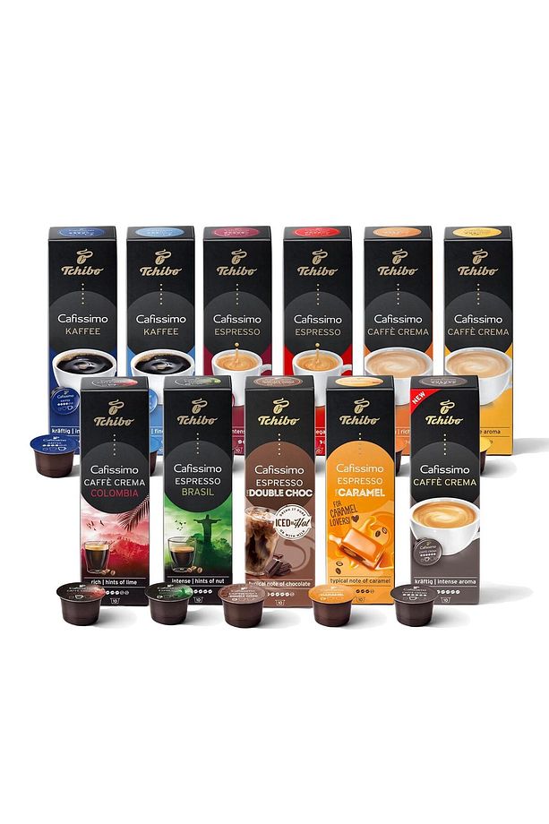 Cafissimo Tadım Seti Farklı Türde 110 Adet (11x10 Kapsül Kahve) Espresso Double Choc Özel Seri - 1