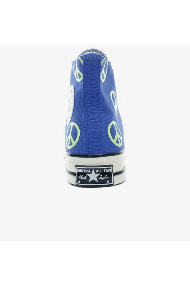 Unleash Peace Chuck 70 Hi Unisex Mavi Sneaker - 4
