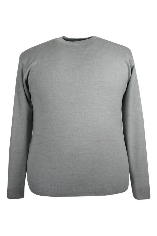 Men's Large Size Oversize Knitwear Sweater Crew Neck