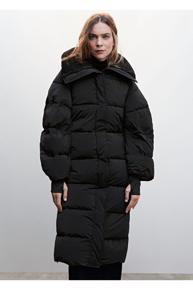 Kadın Siyah Mont - 2